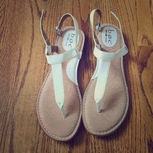 Size 10 white sandals